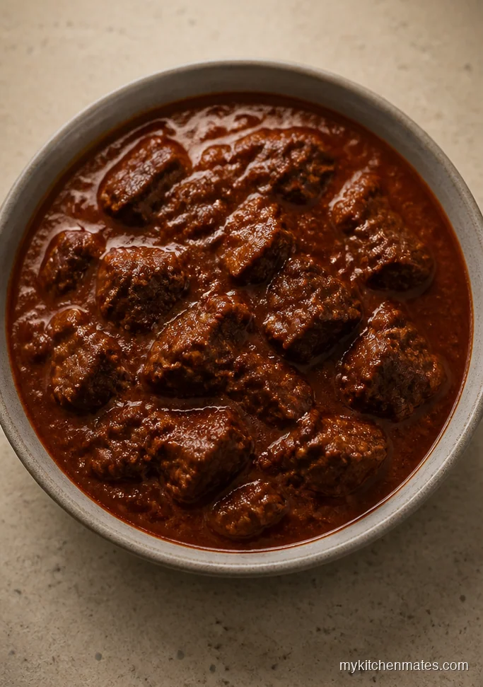 Texas Red Beef Chili Without Beans
