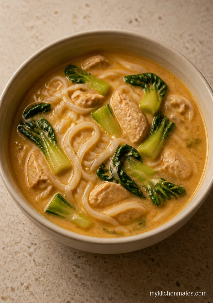 Thai Coconut Chicken Noodle Soup