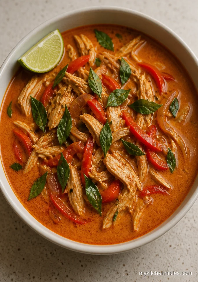 Thai Coconut Curry Turkey Soup