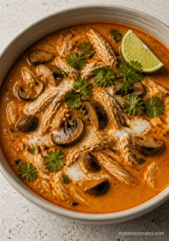 11 Crockpot Turkey Soup Recipes That Make the Most of Leftover Turkey Thai Coconut Turkey Soup with Mushrooms