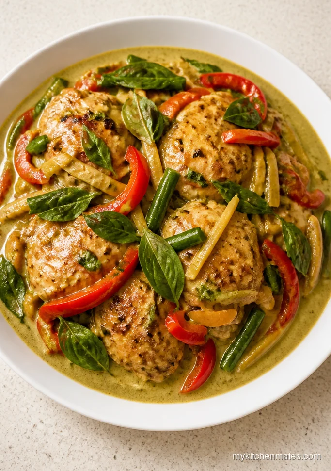 Thai Green Curry Chicken Casserole