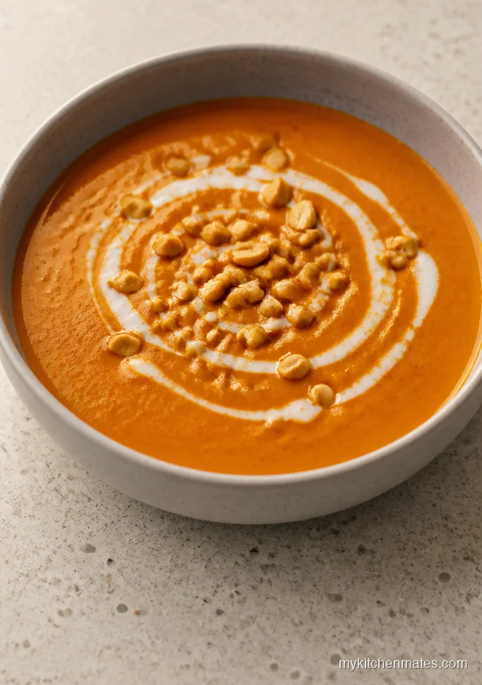 Thai Peanut Butternut Squash Soup