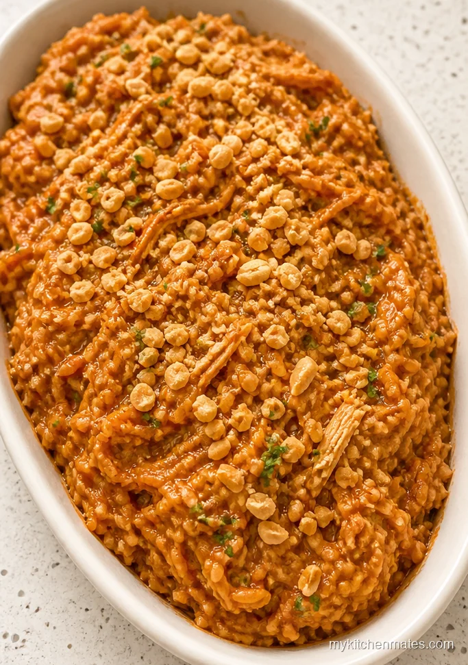 Thai Peanut Chicken Casserole