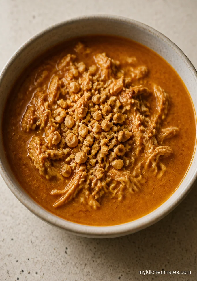 Thai Peanut Chicken Soup