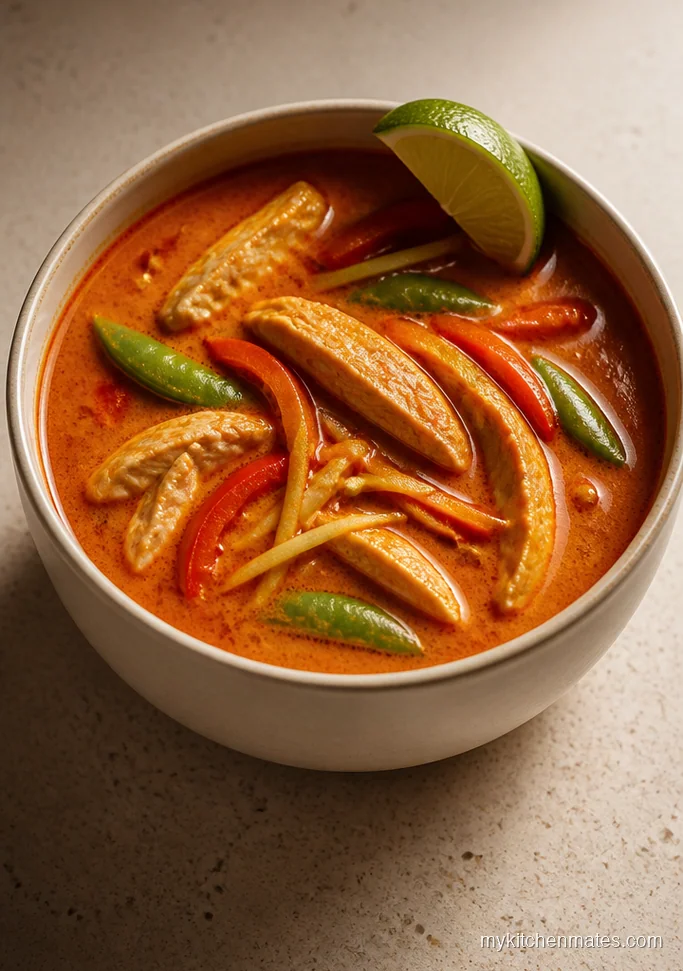 Thai Red Curry Chicken Soup