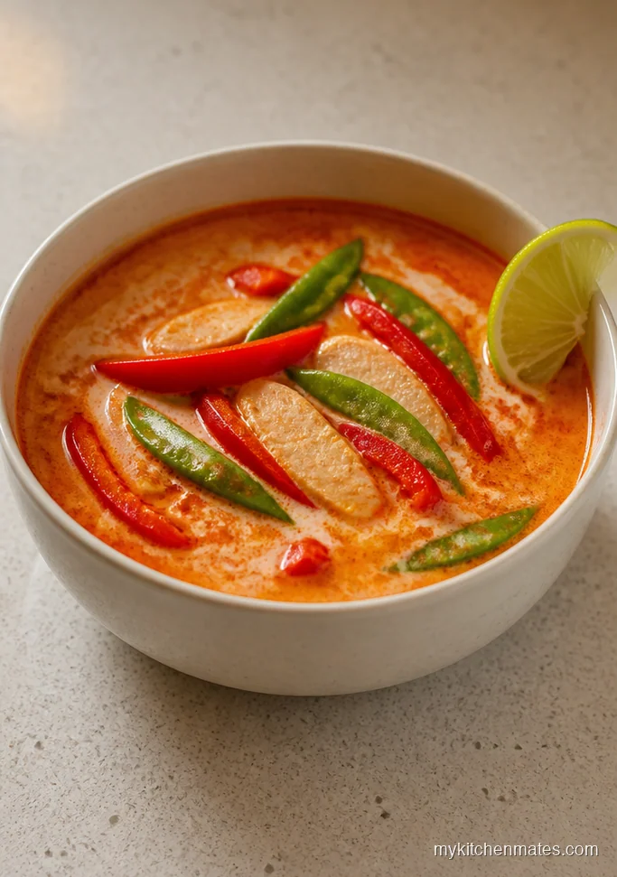 Thai Red Curry Coconut Soup