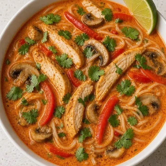 Thai Red Curry Noodle Soup