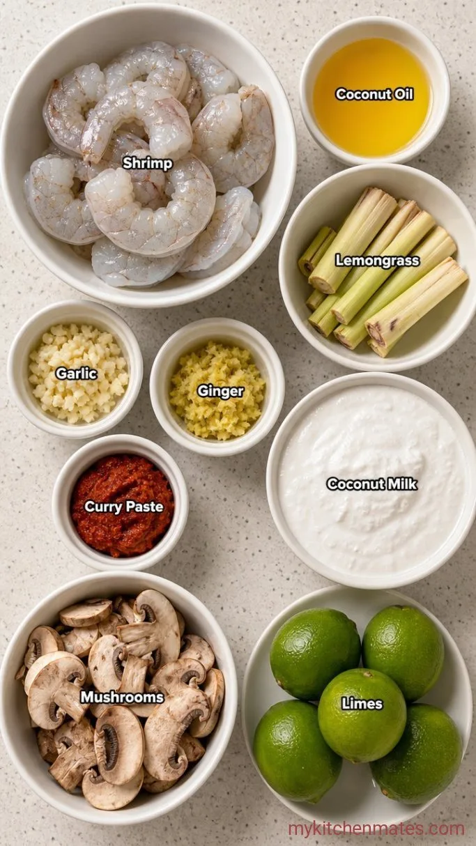 30-Minute Thai Shrimp Soup Ingredients