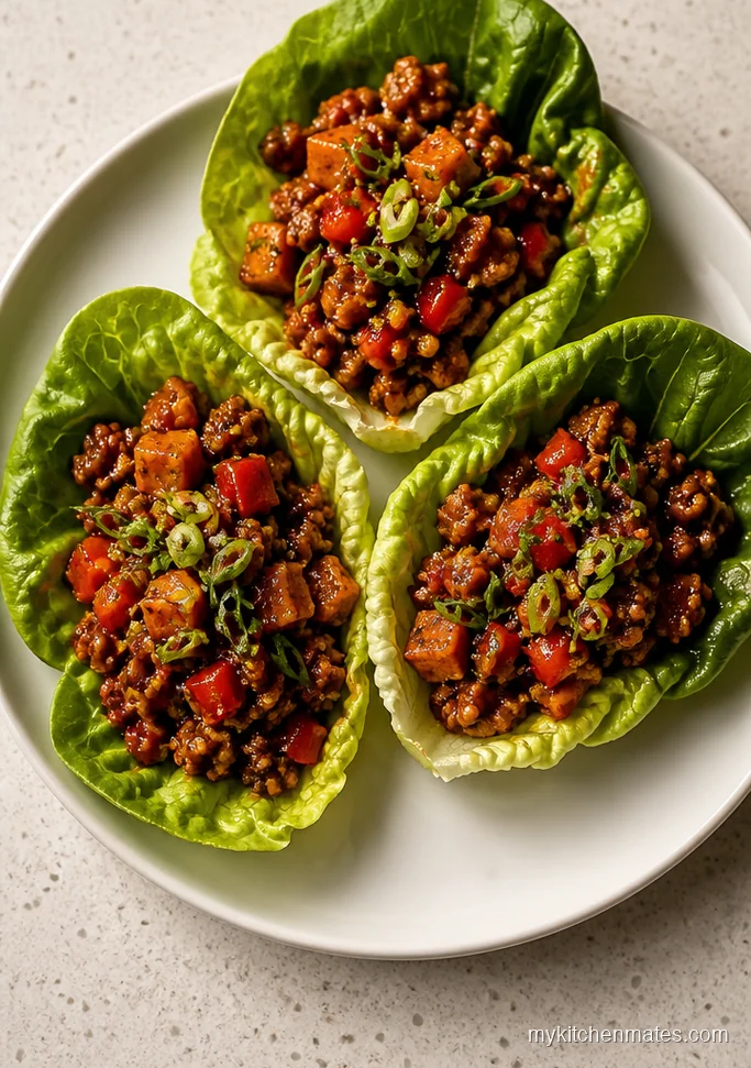 Thai Turkey Lettuce Wraps