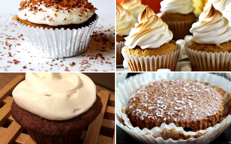 23 Holiday Cupcake Recipes Perfect for Thanksgiving Day thanksgiving cupcake ideas featured