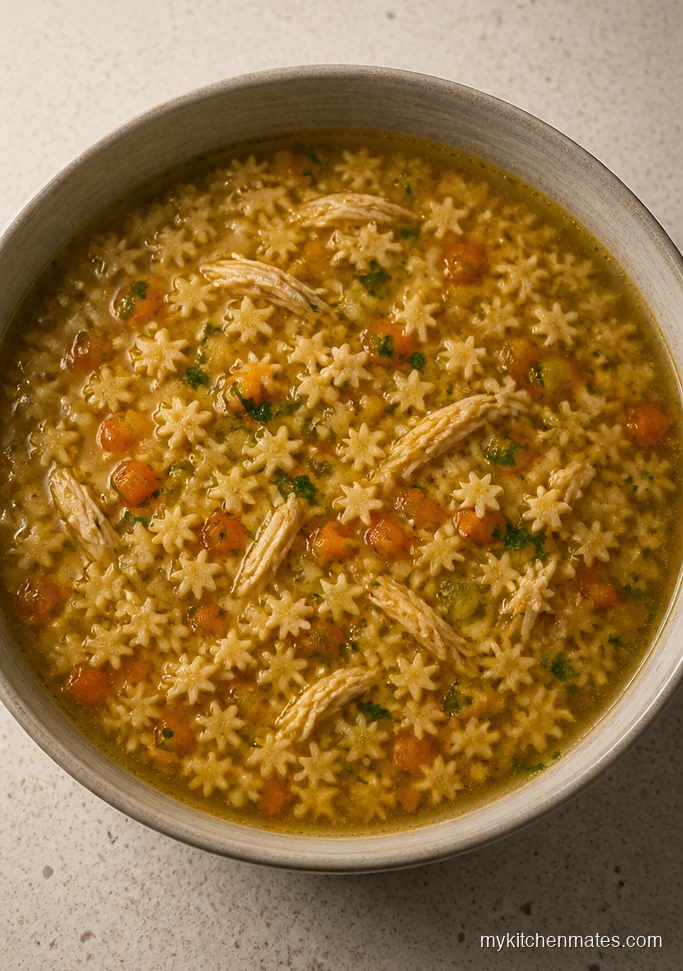 Tiny Pasta Stars Chicken Noodle Soup