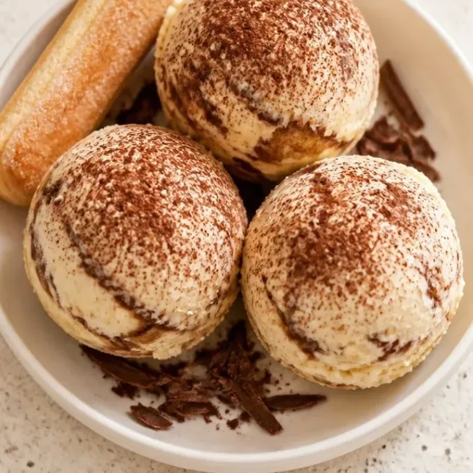 No-Churn Tiramisu Ice Cream Tiramisu Ice Cream