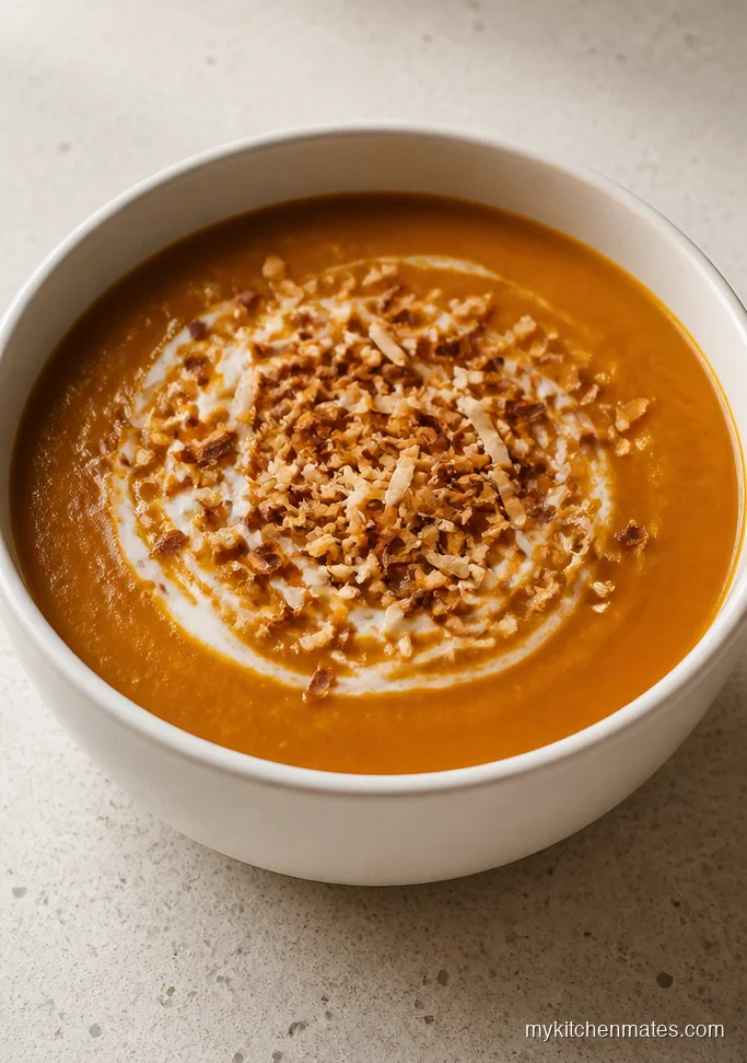 Toasted Coconut Pumpkin Soup