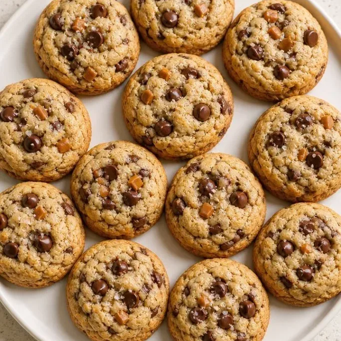 Crispy-Chewy Toffee Chocolate Chip Cookies Toffee Chocolate Chip Cookies