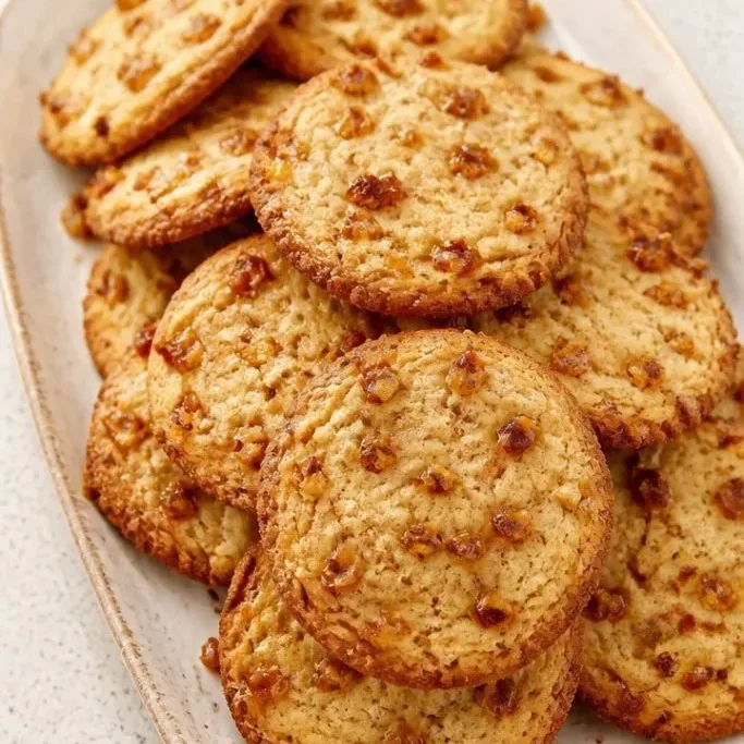 Toffee Shortbread Cookies