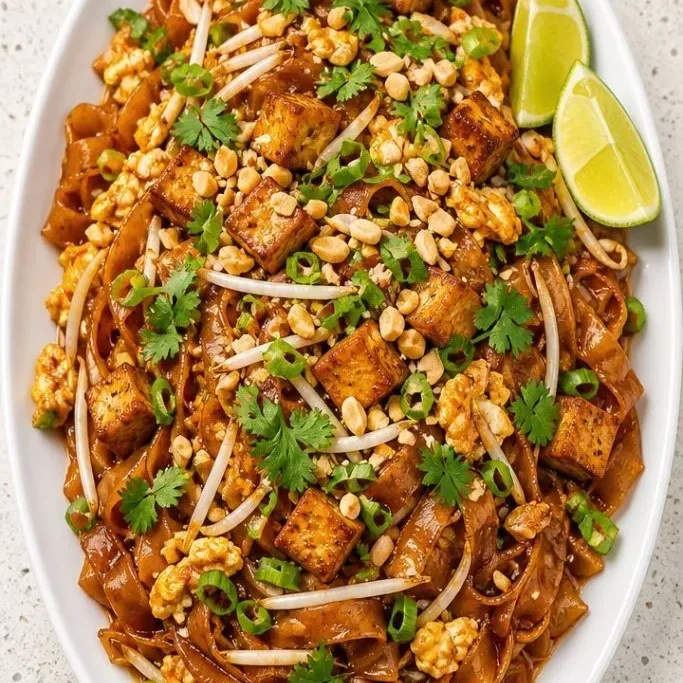 Quick Tofu Pad Thai Tofu Pad Thai