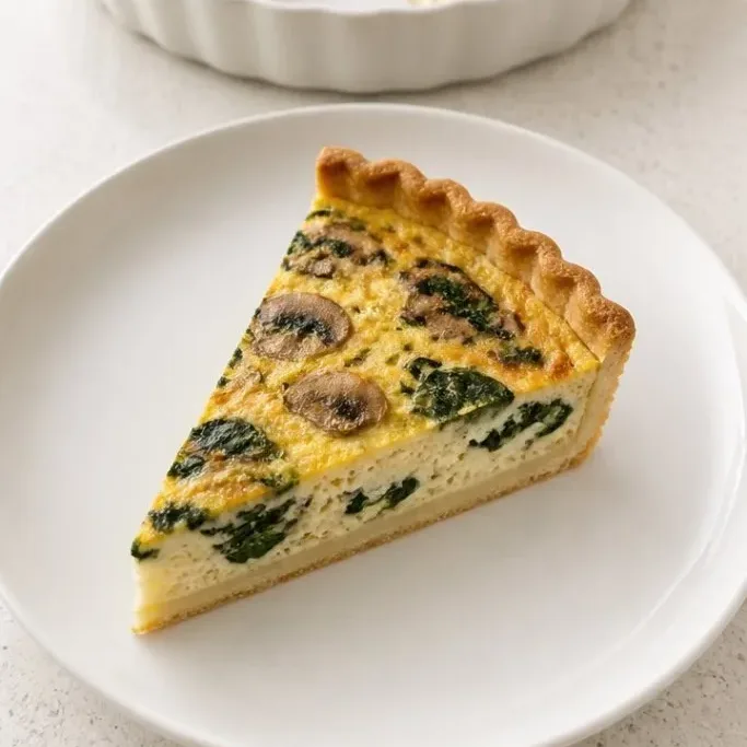 Creamy Vegan Tofu Quiche (Just 7 Ingredients) Tofu Quiche Recipe