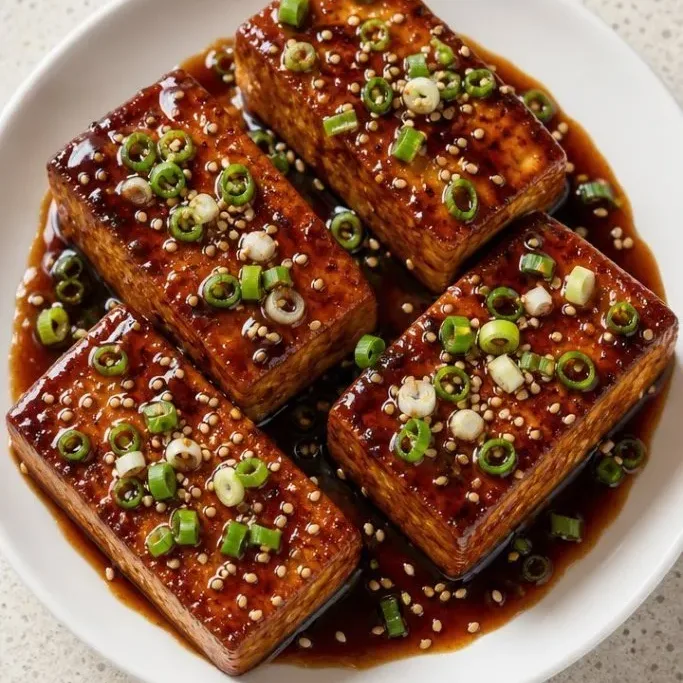 Crispy Glazed Tofu Steaks in 20 Minutes Tofu Steak Recipe