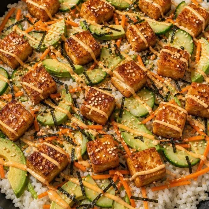 Tofu Sushi Bowl
