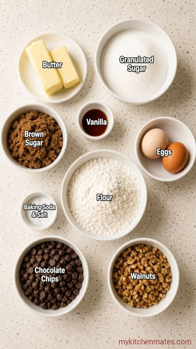Chewy Toll House Chocolate Chip Cookies Ingredients