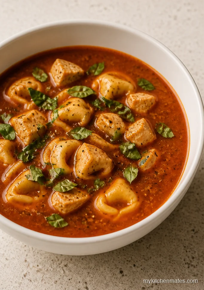 12 Chicken Tortellini Soup Recipes for Cozy One-Pot Dinners Tomato Basil Chicken Tortellini Soup