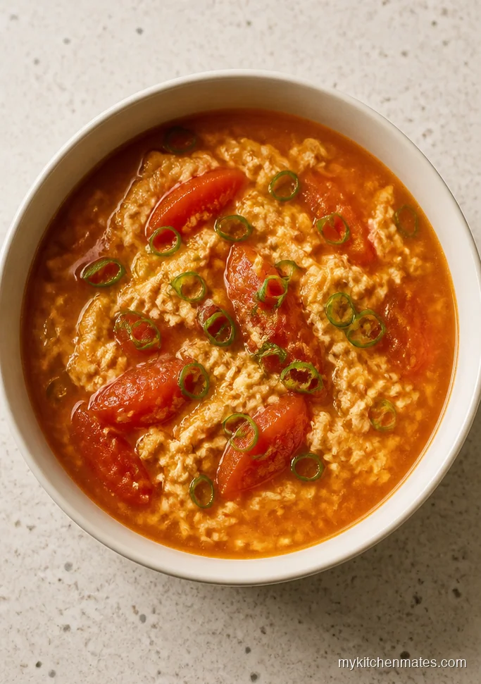 11 Healthy Chinese Soup Recipes for Light and Cozy Meals Tomato Egg Drop Soup with Ginger