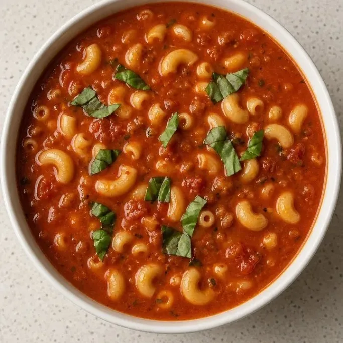 Tomato Macaroni Soup