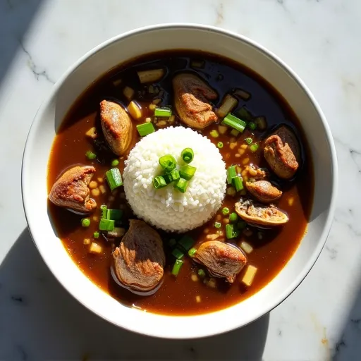 Traditional Cajun Duck and Oyster Gumbo