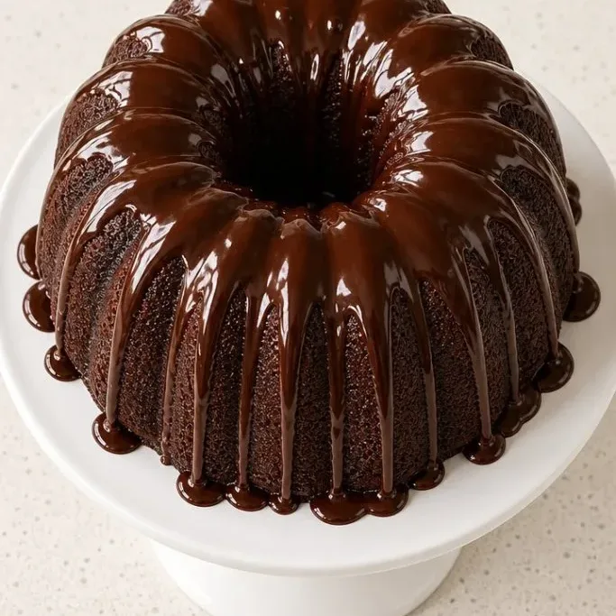 Fudgy Triple Chocolate Bundt Cake Triple Chocolate Bundt Cake