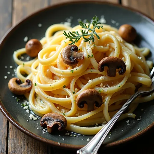 Truffle and Wild Mushroom Alfredo