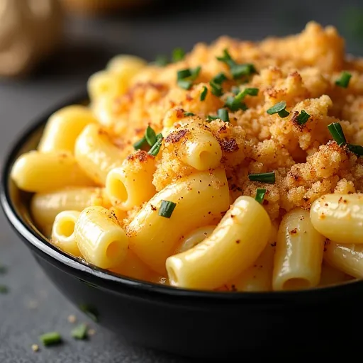 Truffle-Infused Four Cheese Macaroni