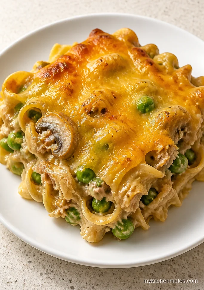 Tuna Noodle Pea Casserole