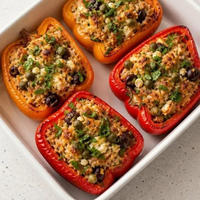Tuna Stuffed Peppers