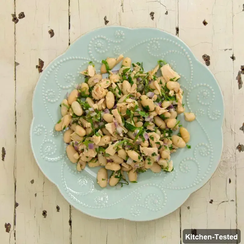 Tuna & White Bean Salad tuna white bean salad