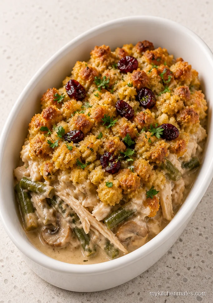 Turkey and Stuffing Casserole