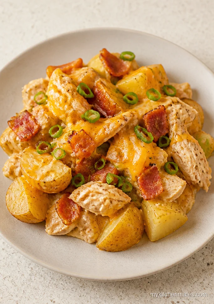 Turkey Bacon Ranch Chicken Casserole