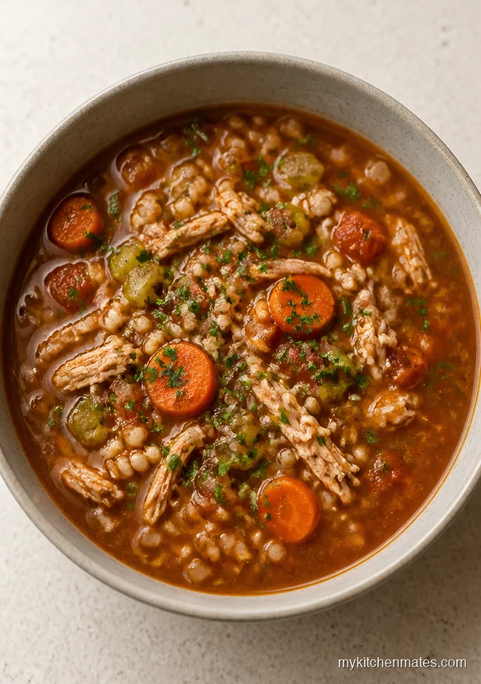 Turkey Barley Vegetable Soup