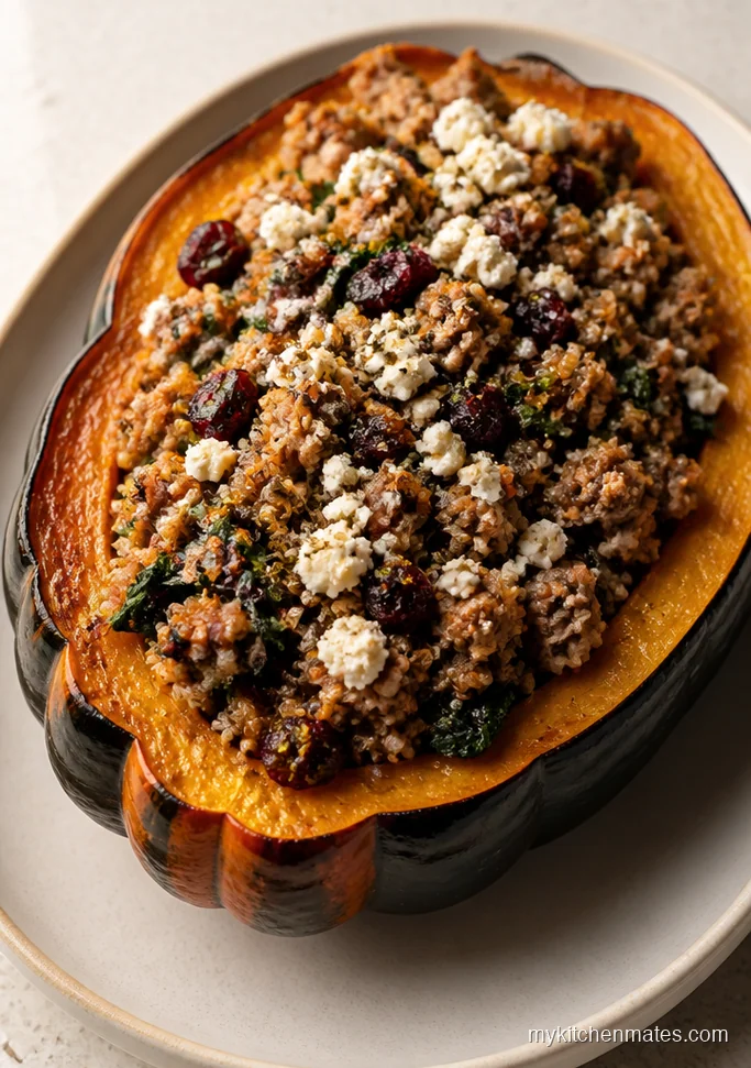 10 High Protein Fall Recipes That Keep You Full Turkey Quinoa Stuffed Acorn Squash