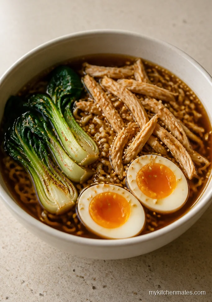 Turkey Ramen Soup with Ginger