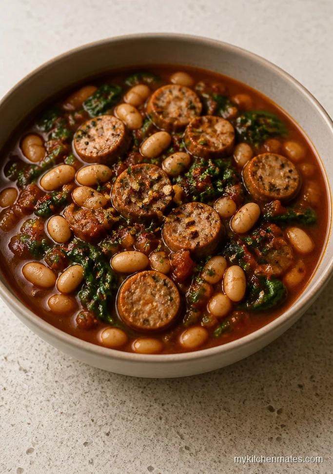 Turkey Sausage and White Bean Stew