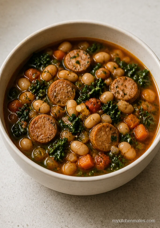 Turkey Sausage and White Bean Stew