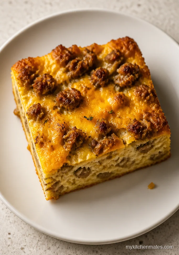 Turkey Sausage Breakfast Casserole