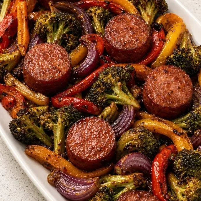 30-Minute Turkey Sausage Sheet Pan Dinner Turkey Sausage Sheet Pan Dinner