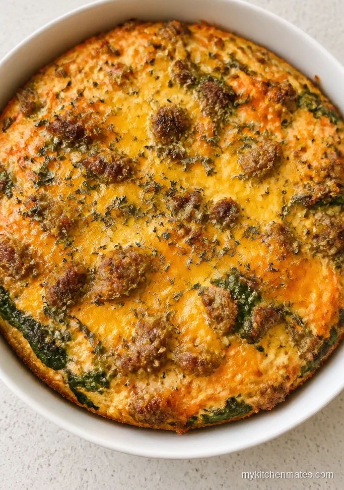 Turkey Sausage Sweet Potato Breakfast Casserole