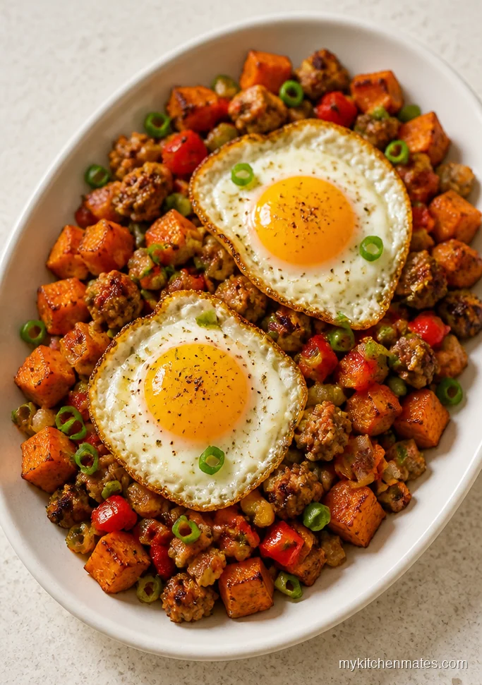 Turkey Sausage Sweet Potato Hash