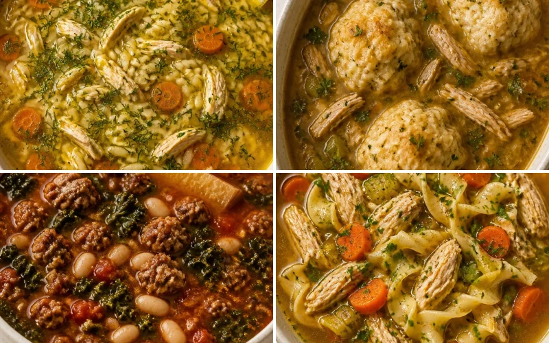 11 Crockpot Turkey Soup Recipes That Make the Most of Leftover Turkey 11 Crockpot Turkey Soup Recipes That Make the Most of Leftover Turkey