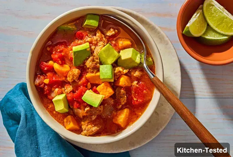 Turkey & Sweet Potato Chili turkey sweet potato chili