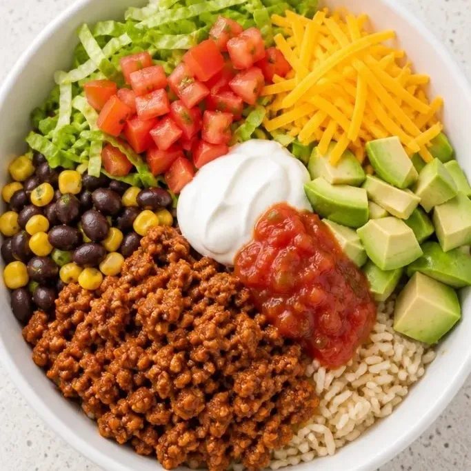 30-Minute Turkey Taco Bowls Turkey Taco Bowl