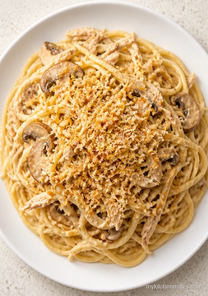 Turkey Tetrazzini with Spaghetti