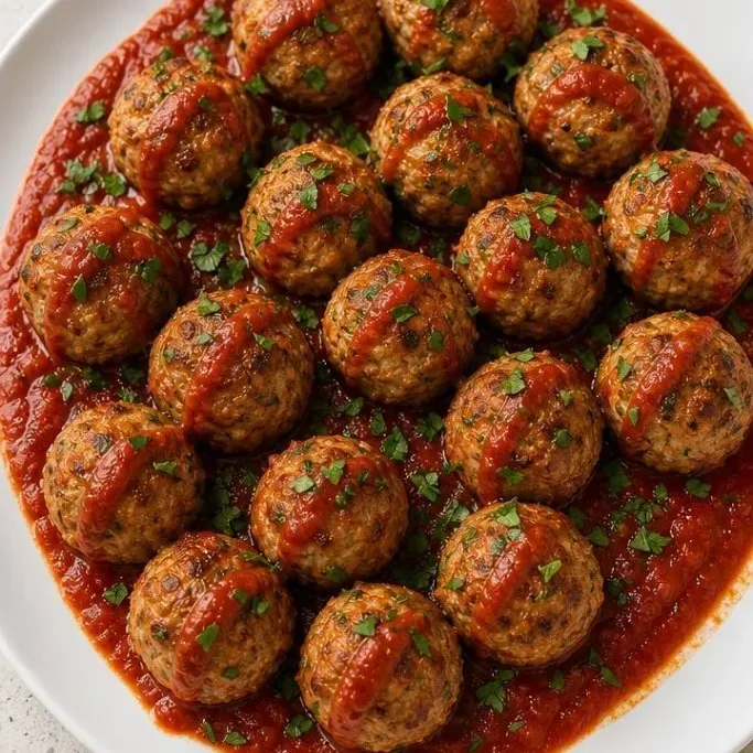 Baked Turkey Zucchini Meatballs (Juicy, Not Dry) Turkey Zucchini Meatballs
